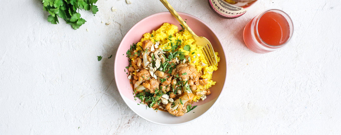 Cauliflower Chickpea Korma Recipe