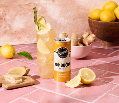 Remedy Kombucha Ginger Lemon