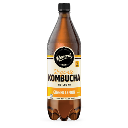 Remedy Kombucha Ginger Lemon