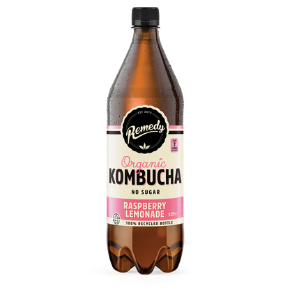 Remedy Kombucha Raspberry Lemonade