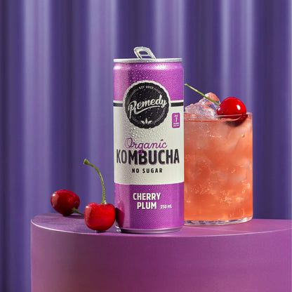 Remedy Kombucha Cherry Plum