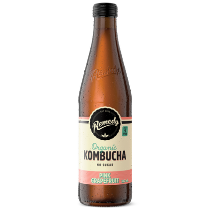 Remedy Kombucha Pink Grapefruit