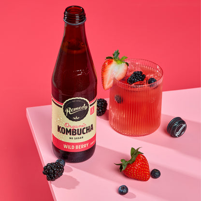 Remedy Kombucha Wild Berry