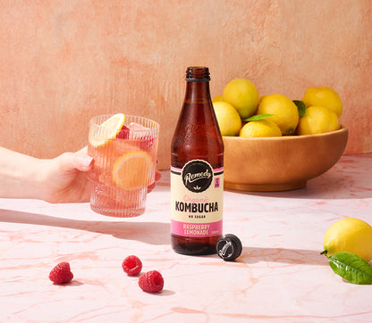 Remedy Kombucha Raspberry Lemonade