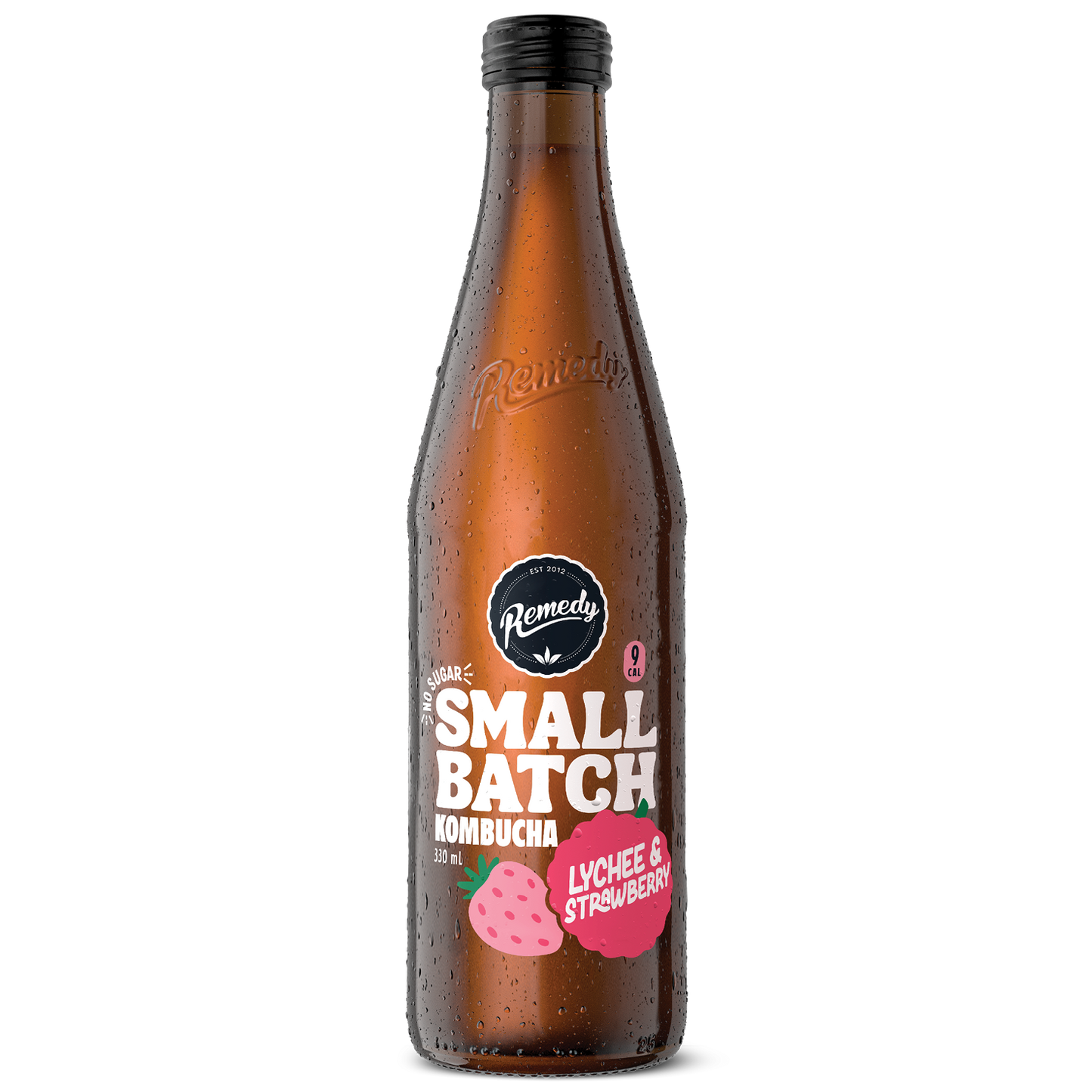 Remedy Kombucha Small Batch Lychee & Strawberry